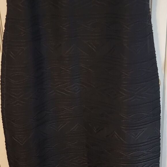 SHAPEFX Fitted Black Lomg ribbed dress,Simple yet Stunning. Size 8 NEVER WORN - Picture 12 of 13